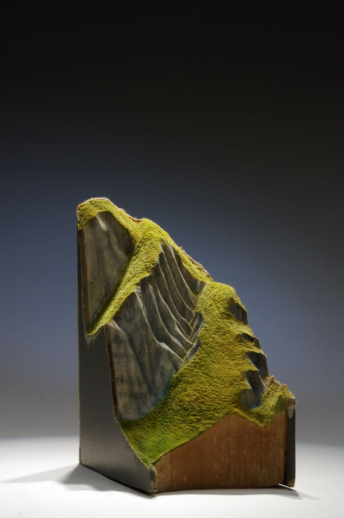 Carved Book Landscapes By Guy Laramee