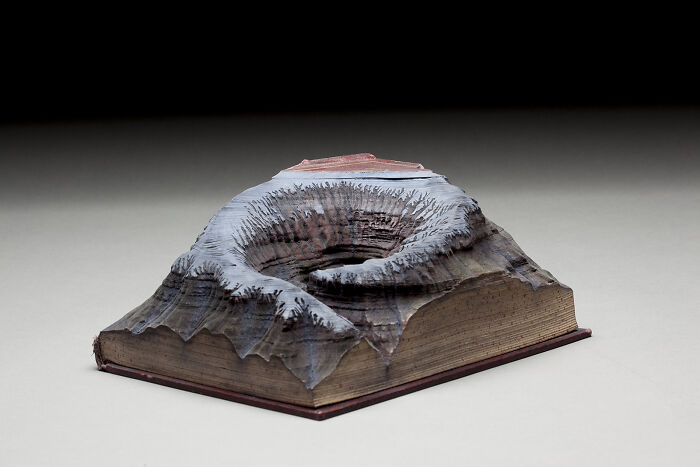 Carved Book Landscapes By Guy Laramee
