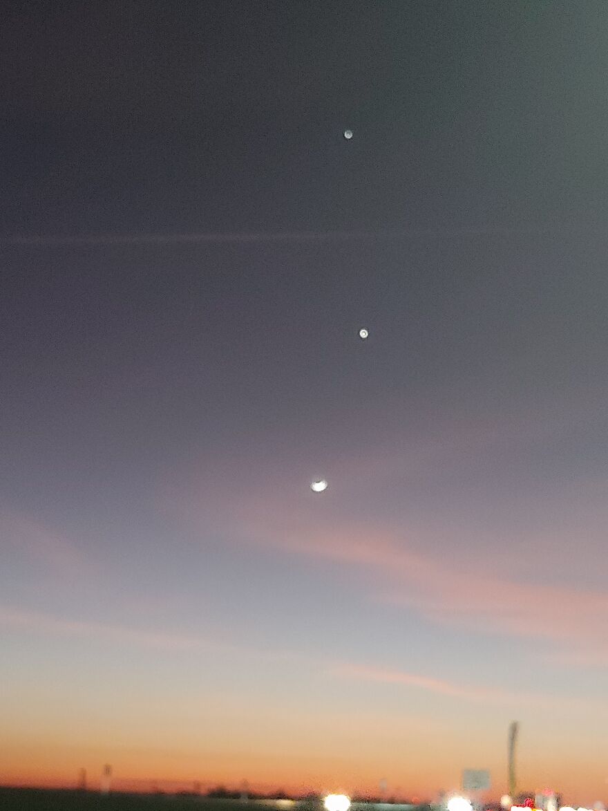 Jupiter, Venus, And The Moon