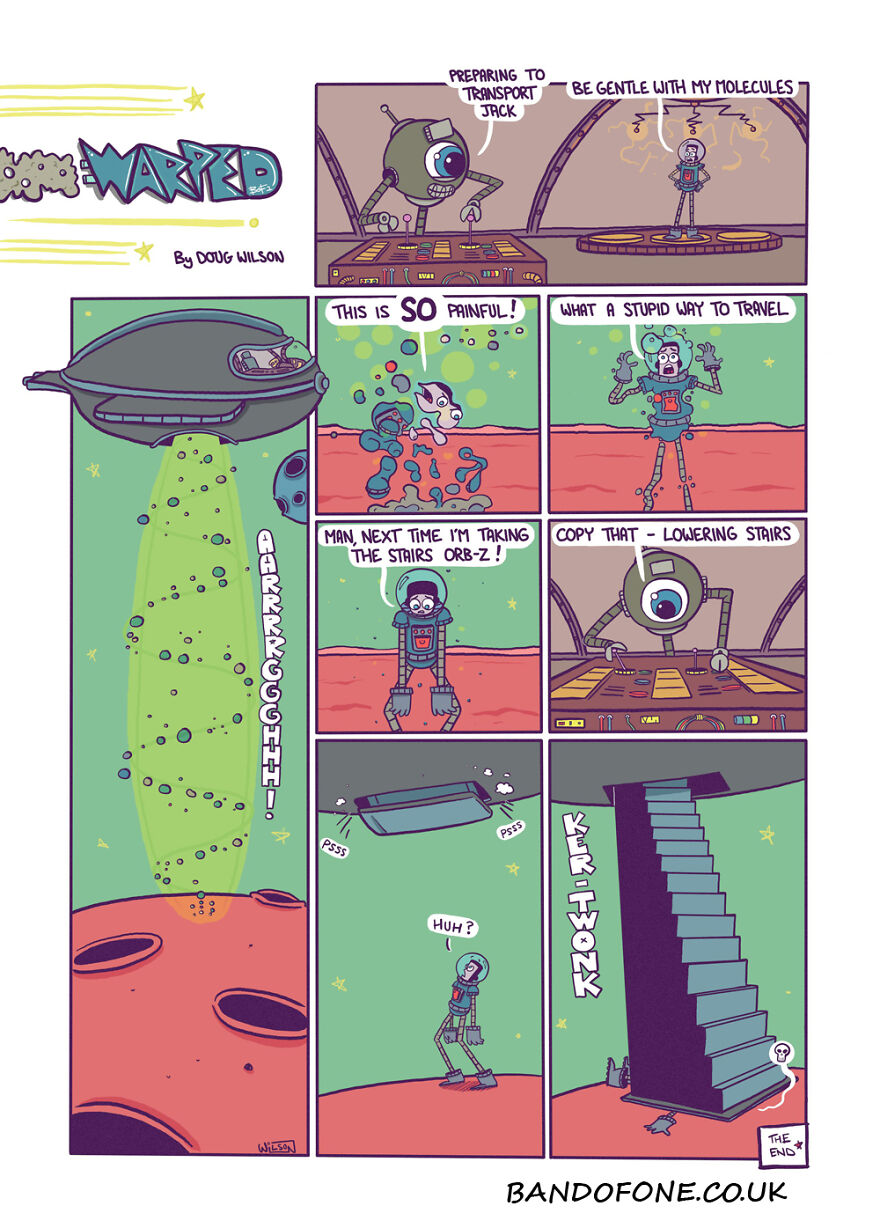 I Make Comics About A Doomed Spaceman And His Robot Side-Kick.