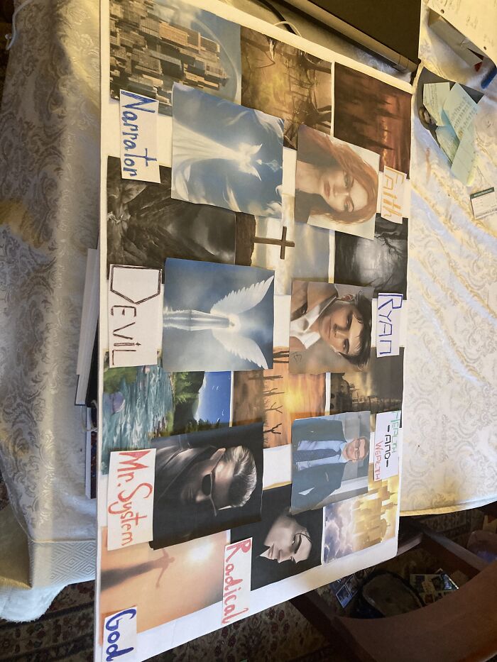 This Is A Collection Of My Graphic Design Work For The Book The Postmodern Pilgrim’s Progress. This Took Me About 30 Hours And This Is My First Attempt At Graphic Design. Hope You Like It!