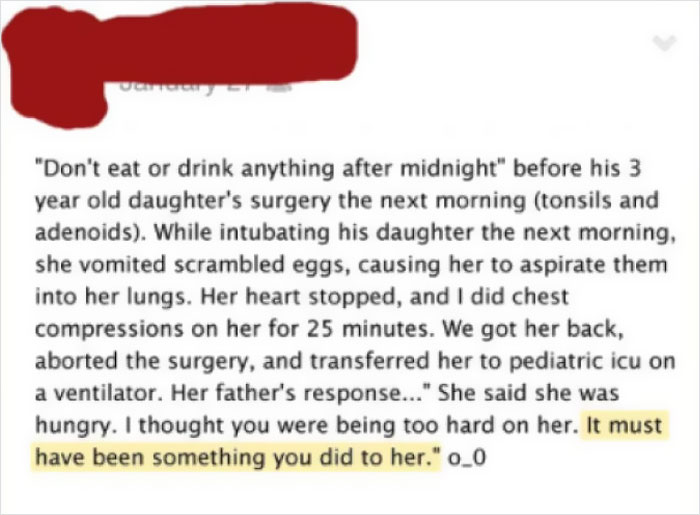 Not Following Medical Instructions