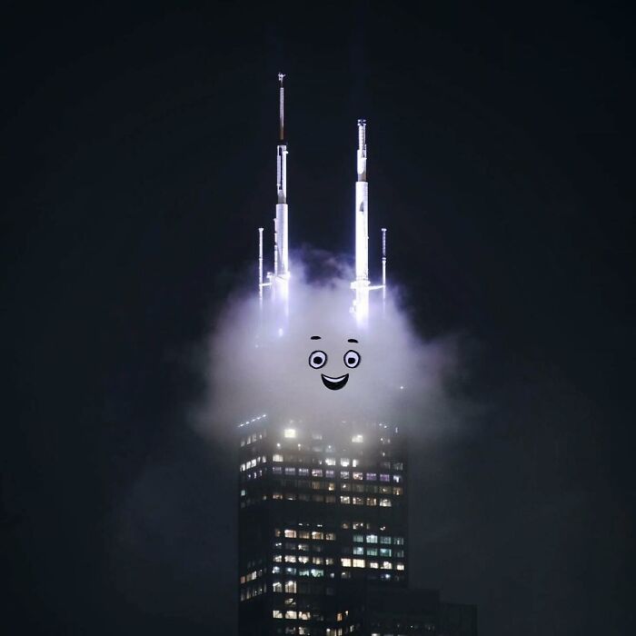 This Artist Reimagines Clouds As Characters By Drawing Shapes Onto Them