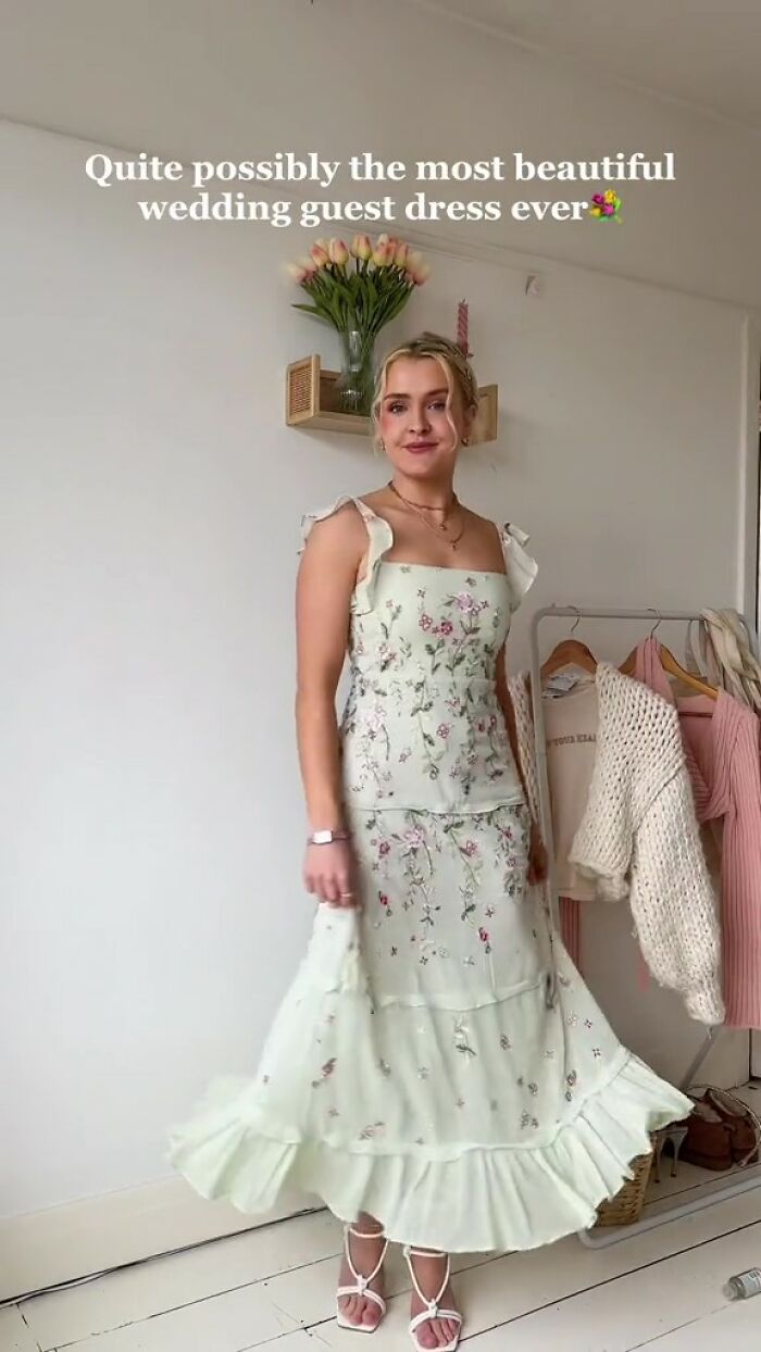 "Totally Not Appropriate For A Wedding": TikToker Faces Backlash Over A Wedding Guest Dress, Netizens Say It’s “Basically White”