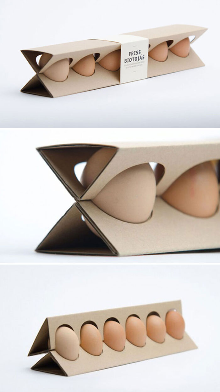 Minimal Egg Packaging