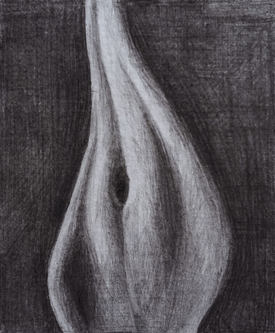 I Drew 6 Images In Pencil That Depict Feminine Beauty