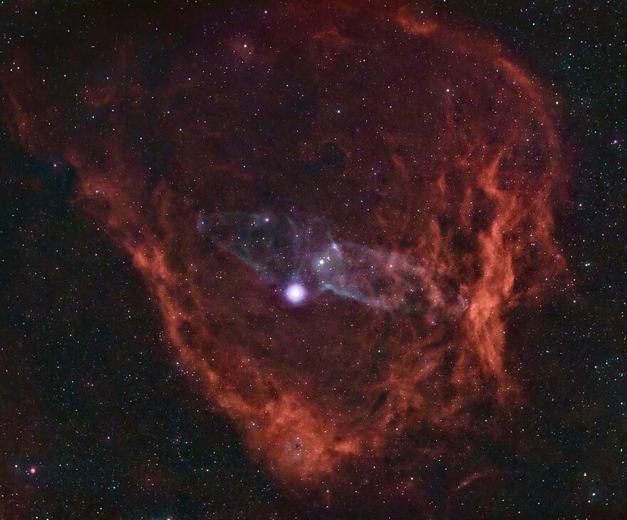 Sh2-129 The Flying Bat Nebula & Ou4 - The Squid Nebula