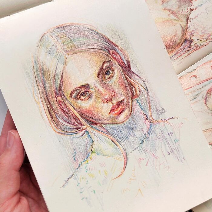 My Self-Taught "Portrait Sketchbooking" Art