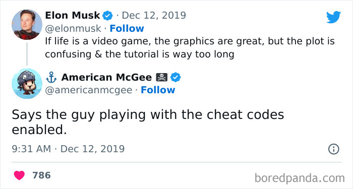 In Response To Elon Musk Pondering Life As A Video Game…
