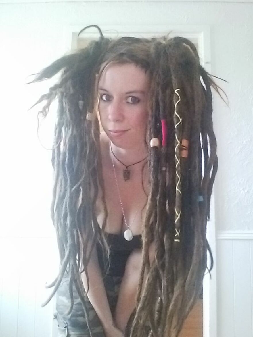 I Don't Have Them Anymore But Here's A Pic From Back When I Had Dreadlocks (They Were Past My Butt)