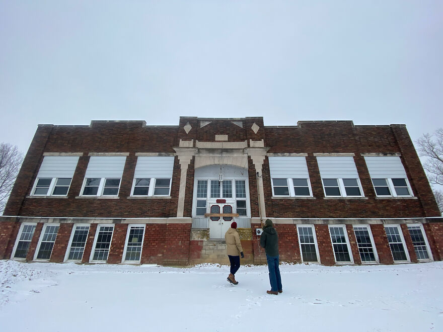We Bought An Old Grade School And Are Turning It Into Our Home, Here's Some Wild Stuff We Found Inside