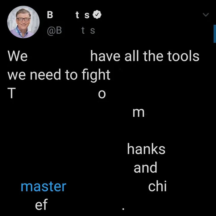 No Hate Towards Tom But If We Have The Tools