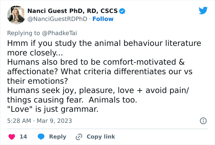 “Your Dog And Cat Do Not ‘Love’ You”: Person Attempts To ‘Debunk Myth’ On The Nature Of Pet-Owner Relationships, Gets Slammed Heavily In Return “Your Dog And Cat Do Not ‘Love’ You”: Person Attempts To ‘Debunk Myth’ On The Nature Of Pet-Owner Relationships, Gets Slammed Heavily In Return