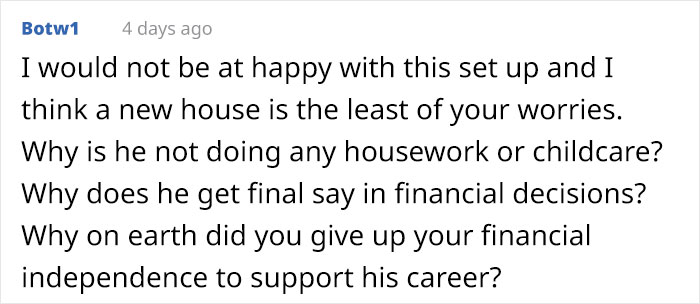 Wife Is Upset Her Husband Refused To Move To A Bigger Home, Get Nicer Cars, And Go On Better Holidays After His Raise Wife Is Upset Her Husband Refused To Move To A Bigger Home, Get Nicer Cars, And Go On Better Holidays After His Raise