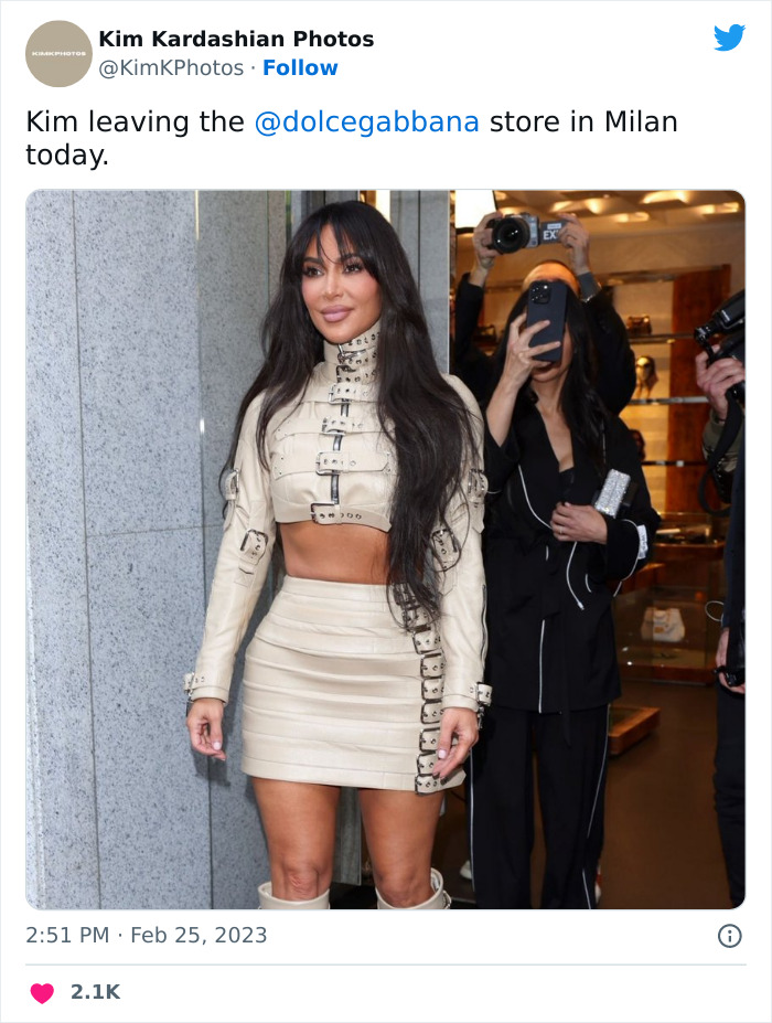 People are debating Kim Kardashian's authenticity.