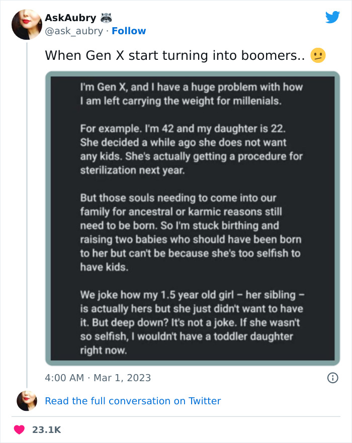 42 Y.O. Woman Is Disappointed That Her 22 Y.O. Daughter Doesn’t Want Children So She Gives Birth To 2 Babies To Make Up For It