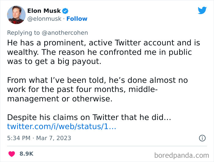 Twitter Employee Tweets Elon Musk To Find Out If He Still Has A Job, Elon Proceeds To Publicly Belittle Him And Mock His Disability Twitter Employee Tweets Elon Musk To Find Out If He Still Has A Job, Elon Proceeds To Publicly Belittle Him And Mock His Disability