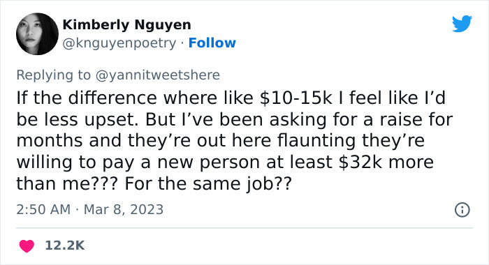 Woman Finds Her Company's Ad For Her Position, But Offering $32k-$90k More, Applies For It And Causes Havoc In The Workplace Woman Finds Her Company's Ad For Her Position, But Offering $32k-$90k More, Applies For It And Causes Havoc In The Workplace