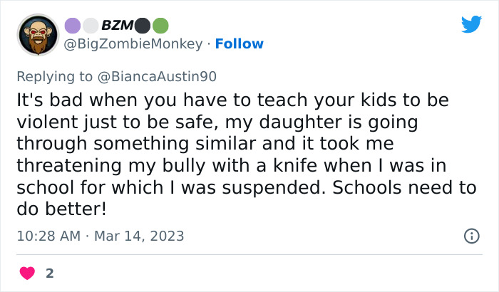 "My Daughter Finally Punched The Bully In The Face": Mom Praises Her Child For Standing Up For Herself, Calls Out School's Reaction "My Daughter Finally Punched The Bully In The Face": Mom Praises Her Child For Standing Up For Herself, Calls Out School's Reaction