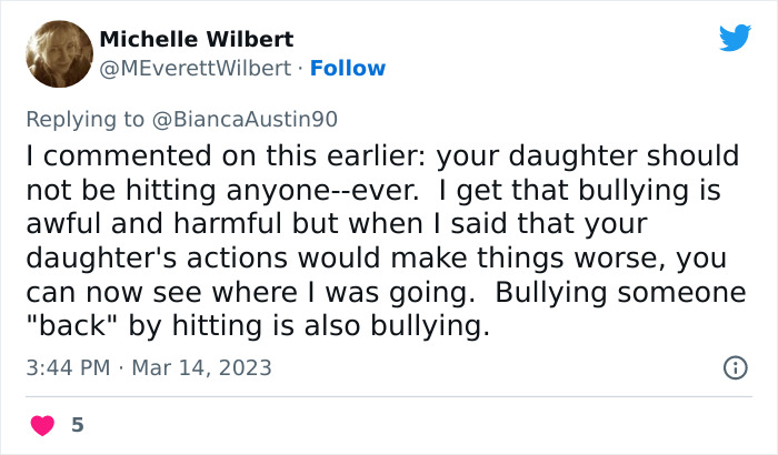 "My Daughter Finally Punched The Bully In The Face": Mom Praises Her Child For Standing Up For Herself, Calls Out School's Reaction "My Daughter Finally Punched The Bully In The Face": Mom Praises Her Child For Standing Up For Herself, Calls Out School's Reaction
