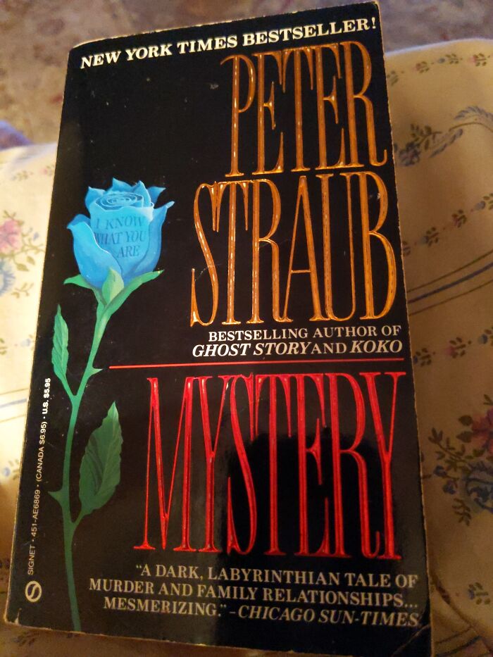 Thrift Store Find I Just Started Reading, The Book Was Published In 1990