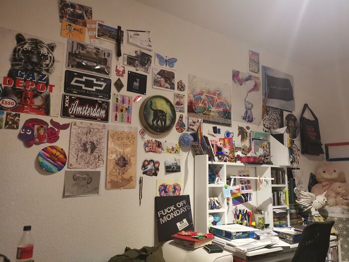 People Are Not Surprised, More... Taken Aback On The Sheer Amount Of Thing I Pinned To My Wall (And Sometimes They Question What I Have There)
