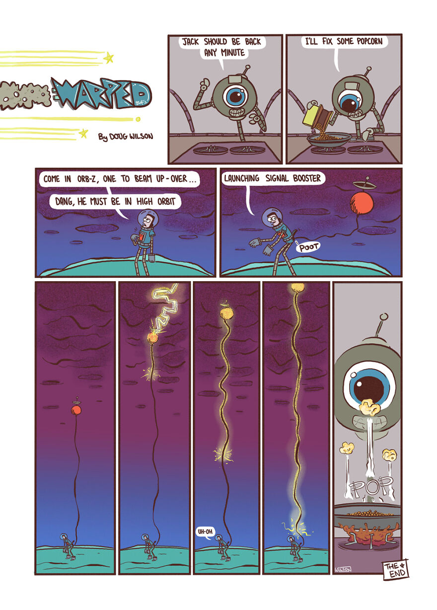 I Make Comics About A Doomed Spaceman And His Robot Side-Kick.