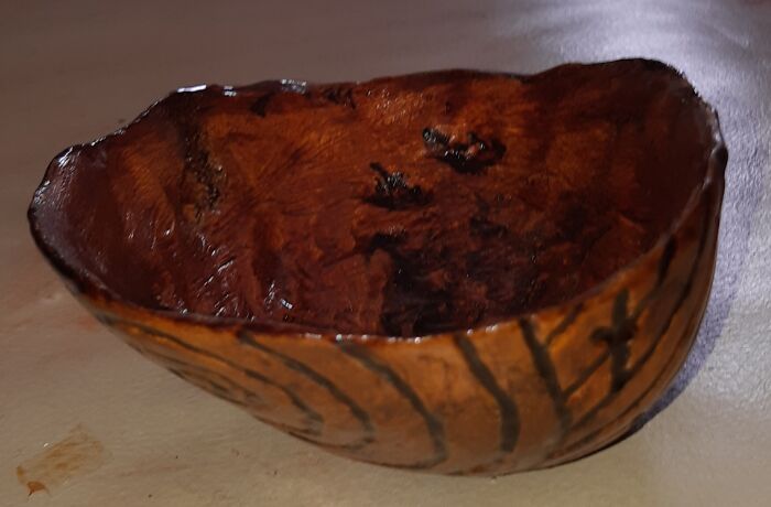 Coolamon. Hollowed Out Redgum Burl