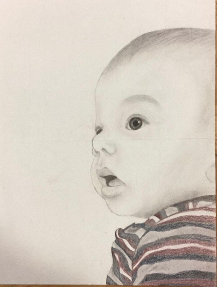 I Drew My Baby Brother, And Am Quite Proud
