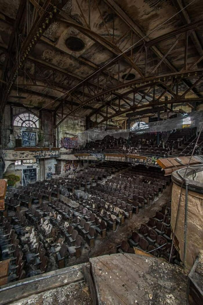 An Abandoned Theater Waiting For Another Show USA