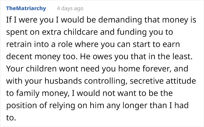 Wife Is Upset Her Husband Refused To Move To A Bigger Home, Get Nicer Cars, And Go On Better Holidays After His Raise Wife Is Upset Her Husband Refused To Move To A Bigger Home, Get Nicer Cars, And Go On Better Holidays After His Raise