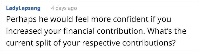 Wife Is Upset Her Husband Refused To Move To A Bigger Home, Get Nicer Cars, And Go On Better Holidays After His Raise Wife Is Upset Her Husband Refused To Move To A Bigger Home, Get Nicer Cars, And Go On Better Holidays After His Raise