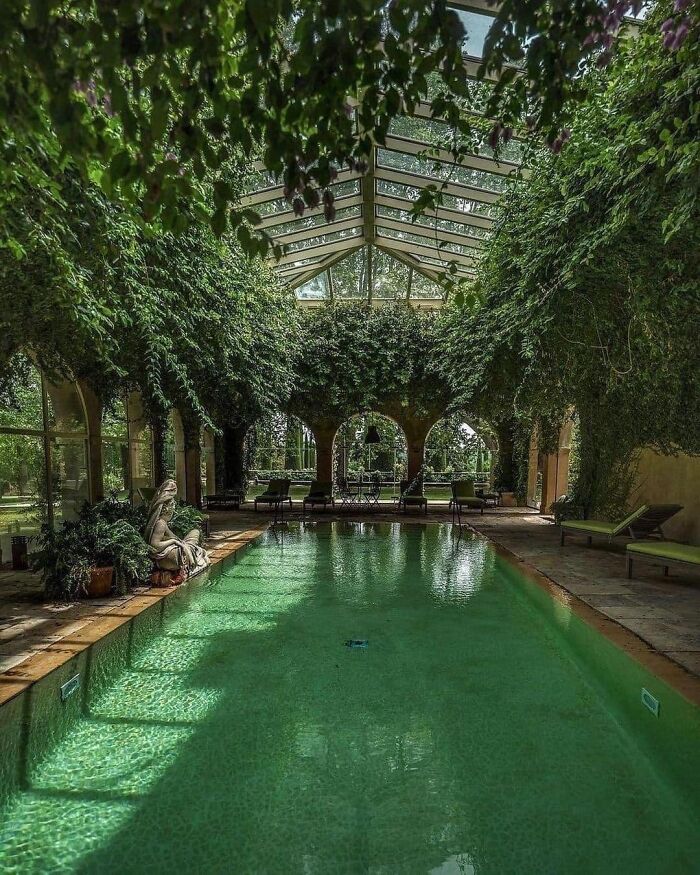 The Dreamy Pool At Château De Sannes, An 18th-Century Castle In The Luberon