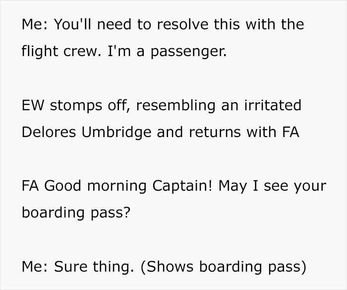 “I've Upgraded To First Class”: Woman Demands Passenger Who Paid For His Seat Move, Captain Decides To Lure Her Out Of The Plane And Leave Her Behind “I've Upgraded To First Class”: Woman Demands Passenger Who Paid For His Seat Move, Captain Decides To Lure Her Out Of The Plane And Leave Her Behind
