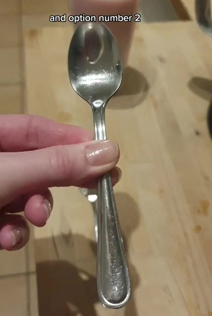 Woman Asks People Which Spoon Out Of These 2 They'd Choose, Sparks An Intense Debate Online Woman Asks People Which Spoon Out Of These 2 They'd Choose, Sparks An Intense Debate Online