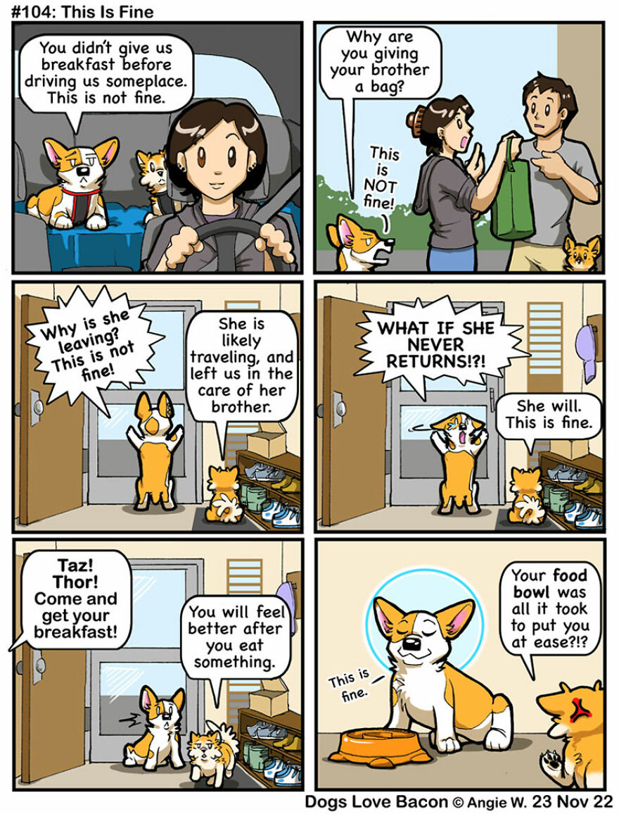 25 Comics That I Drew About The Lives Of My Rescue Dogs!