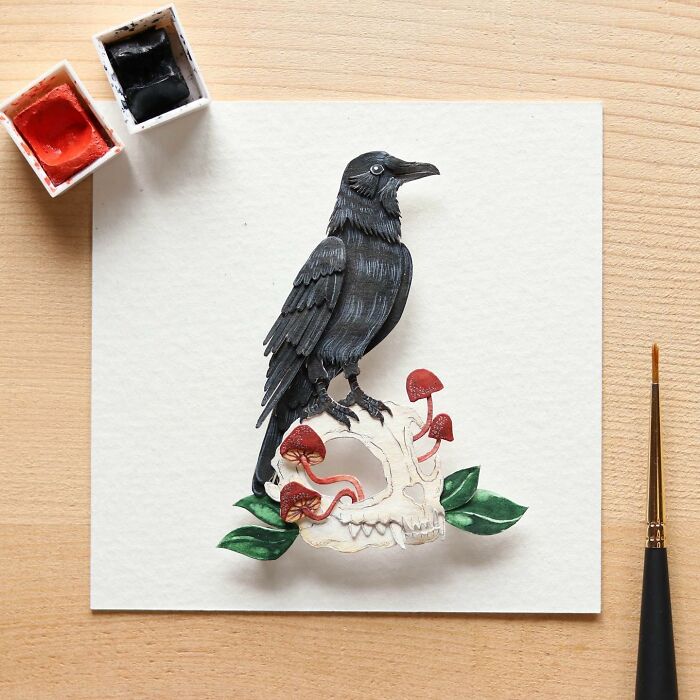 All The Beauty Of Nature Shown In Paper Cutouts By An Indian Artist