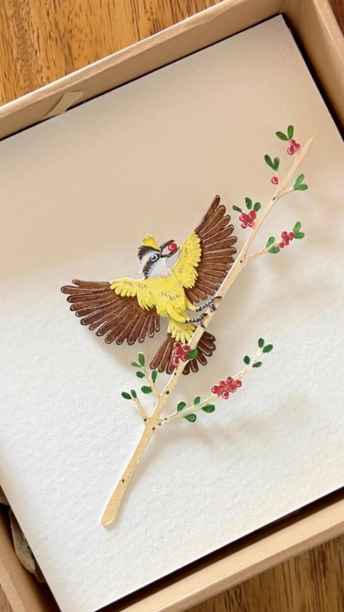 All The Beauty Of Nature Shown In Paper Cutouts By An Indian Artist