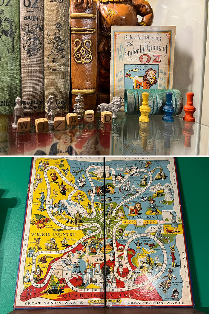 The Wonderful Game Of Oz (C. 1921) Here Is Something Weird And Wonderful: The First Board Game Related To The World Of Oz That Predates The Film By Nearly 20 Years!
