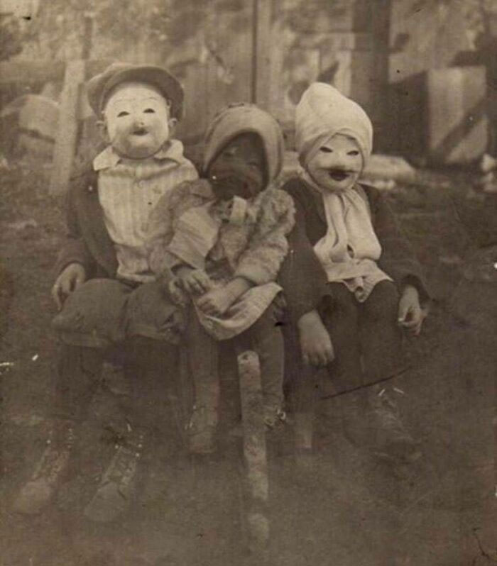Sí, así era Halloween en 1900. ¿Qué opinas?
