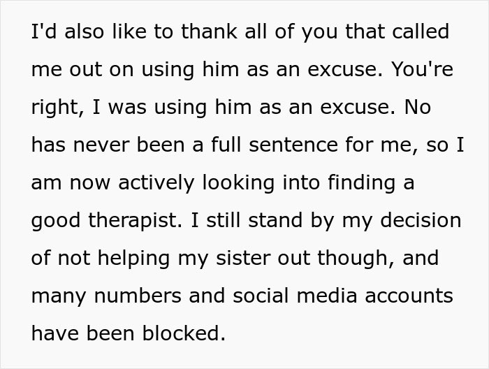 Woman Goes Off On Sister, Calls Her A “Crazy Cat Lady That's Going To End Up Alone” For Refusing To Help Her Out Financially Woman Goes Off On Sister, Calls Her A “Crazy Cat Lady That's Going To End Up Alone” For Refusing To Help Her Out Financially