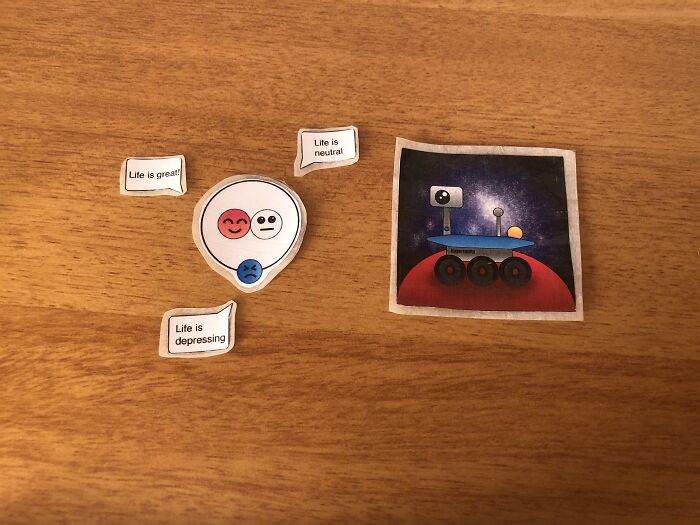 These Stickers I Made. It Took Me A Week To Design The One On The Right