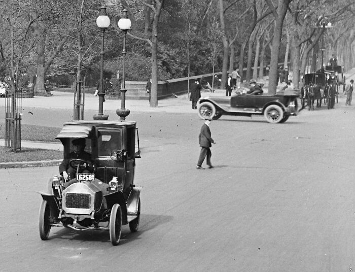 Fifth Avenue And Central Park At Fifty-Ninth Street, New York City Ca.1910