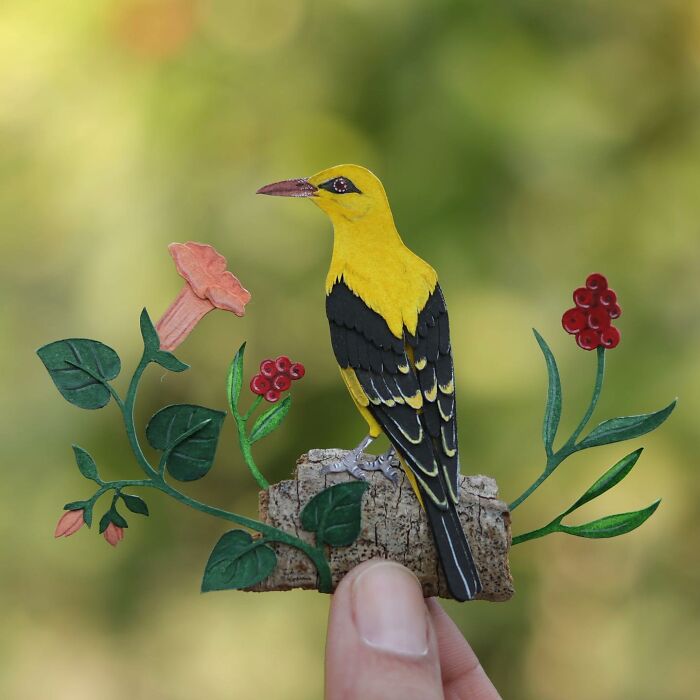 All The Beauty Of Nature Shown In Paper Cutouts By An Indian Artist