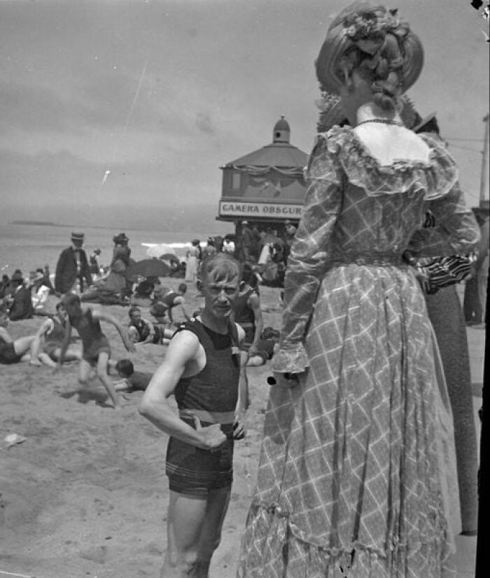 A Santa Monica Beach In 1898