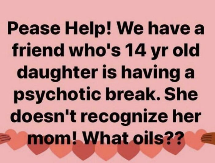Posted By A Hun Who “Owns Her Own Business” Selling I’m Sure You Can Guess Which Essential Oils