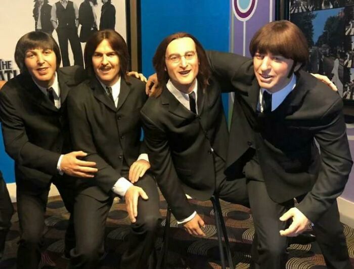 People On Atbge Are Grilling Me On This. These Beatles Wax Figures
