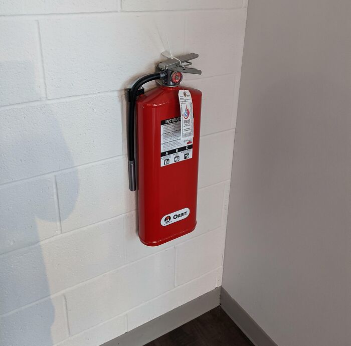 This Flat Fire Extinguisher I Found