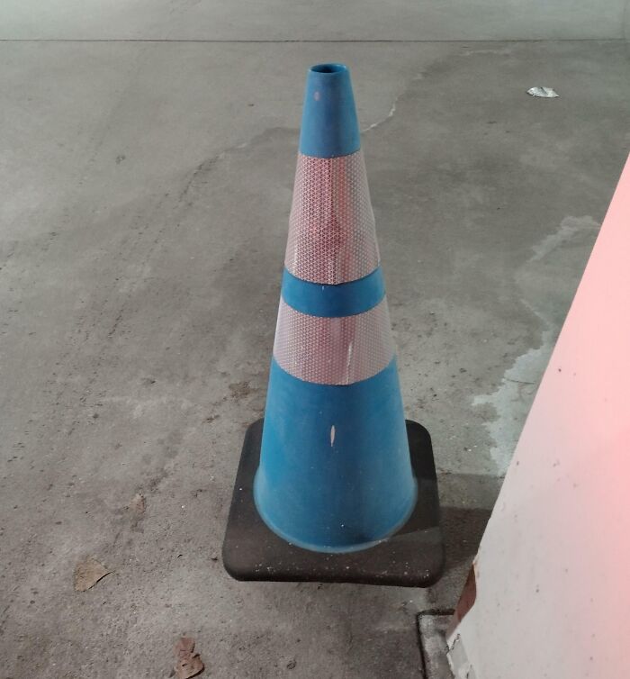 Blue Traffic Cone