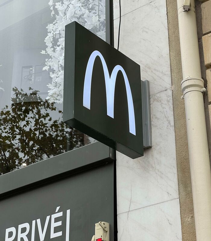 Shiny McDonald's At Champs Elysees In Paris
